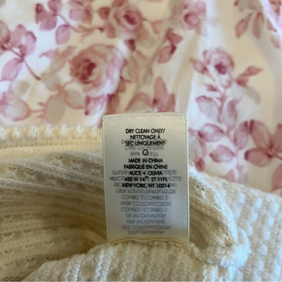 Alice + Olivia Noella embellished cotton-blend cardigan size XL - Picture 7 of 9